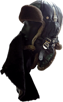 шлем меховой 6259--щипанный бобер