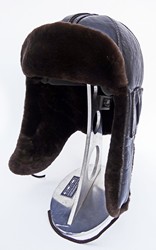 Головной убор на меху - шлем с завязками - Артикул 5257