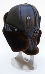 Головной убор на меху - шлем с завязками - Артикул 5257
